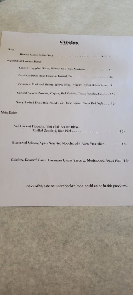 Circles Menu 7